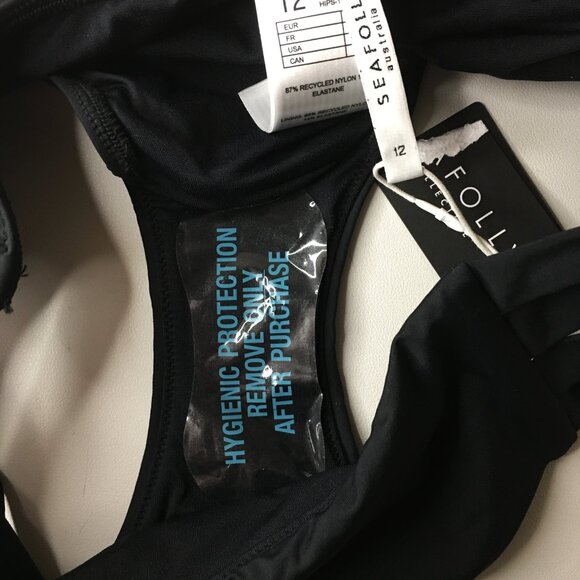 SEAFOLLY Multi Strap Hipster Mid Coverage Bikini Bottom  ☀  NEW WITH TAG… - Picture 14 of 16